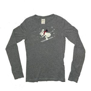 A&F Kids Sweater Grey Ski Longsleeve Sweatshirt